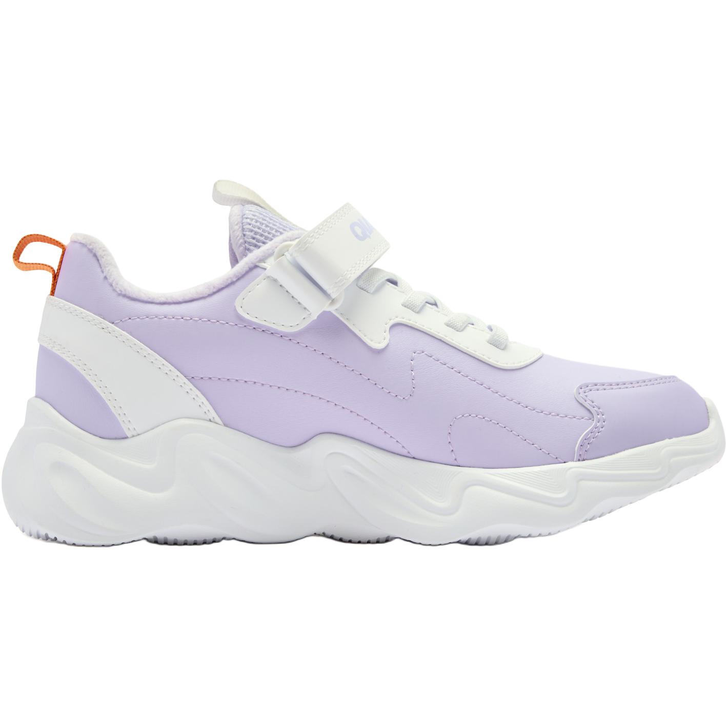 QIAODAN Slip Resistant Abrasion Resistant Low top Kids Lifestyle Shoes Purple Teenagers — фото 3