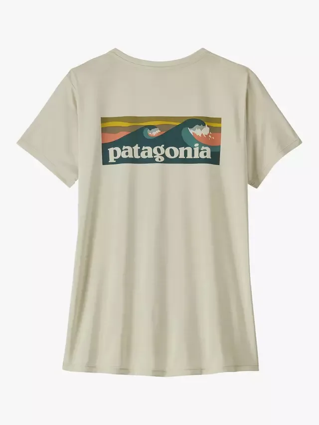 Футболка Capilene Cool Daily Graphic, цвет: белый/разноцветный Patagonia