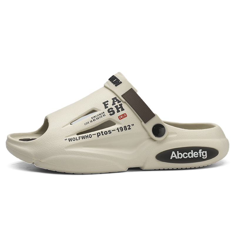 

NANJIREN Пляжные сандалии унисекс бежево-коричневые, цвет Beige