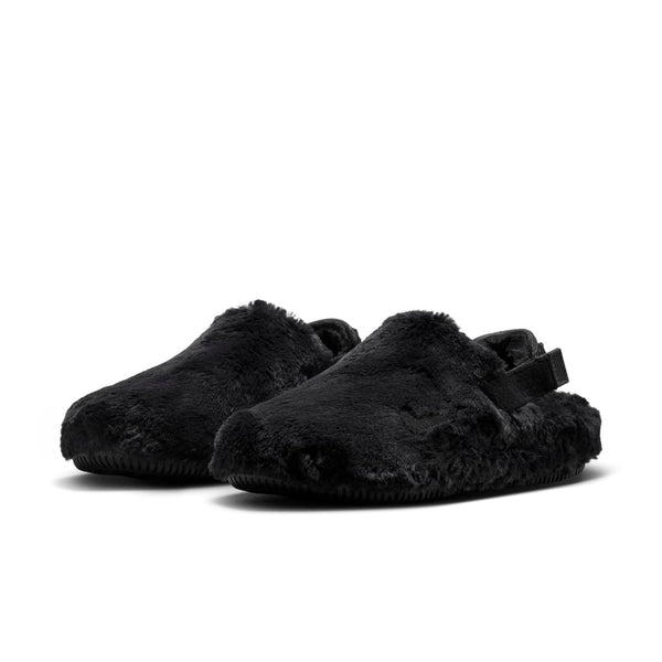 Тапочки calm mule 'black fur' Nike, черный — фото 3