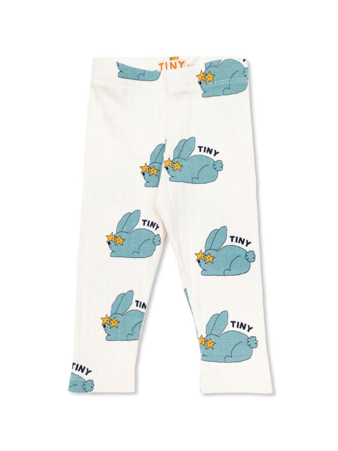 

Tiny Cottons леггинсы с принтом кролика, белый
