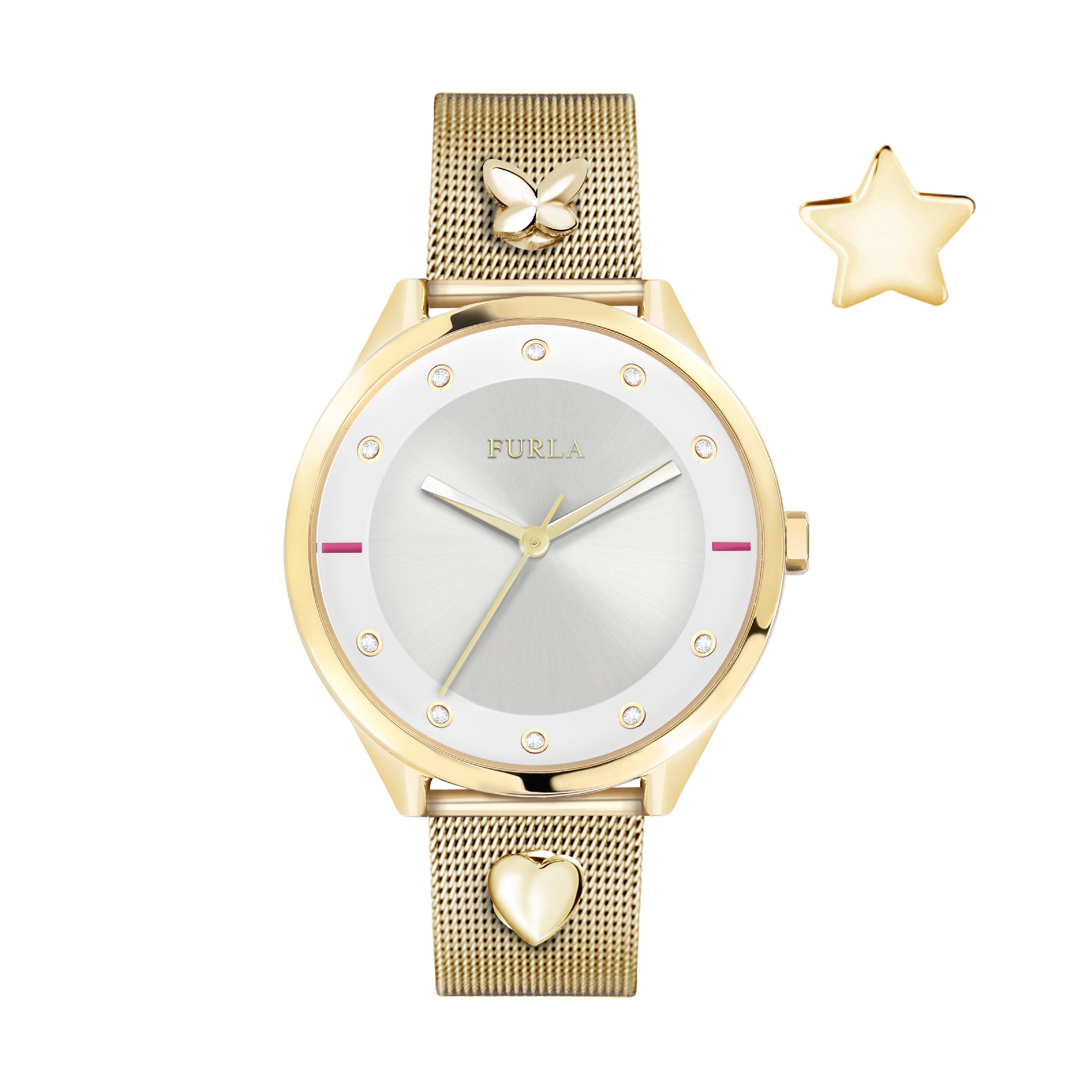 

Женские часы Furla Pin Silver Dial из нержавеющей стали