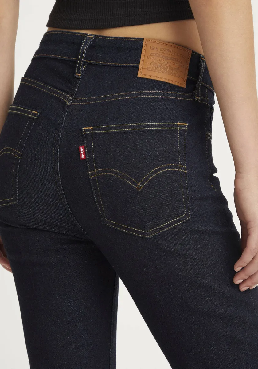 Джинсы Levi's скинни "721 High Rise Skinny" с высоким поясом, джинсовый — фото 3