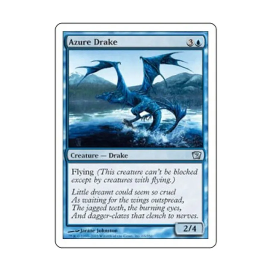 

CCG Лазурный дракон (U), MTG - 9th Edition