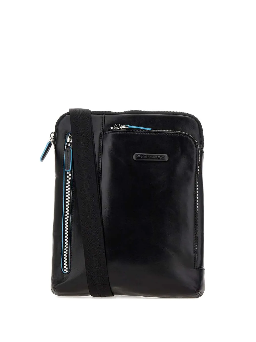 

Сумка через плечо с тисненым логотипом на молнии PIQUADRO, черный