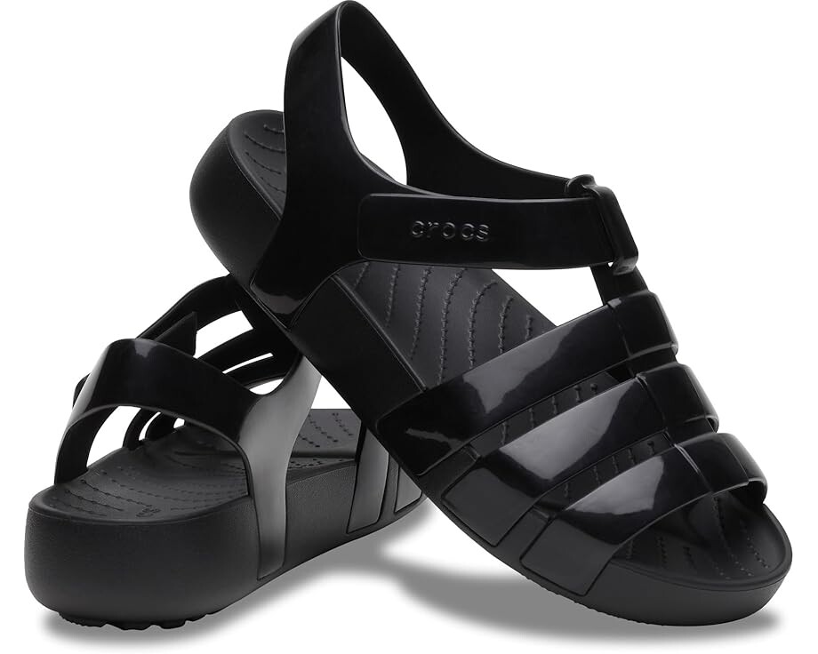 

Сандалии Crocs Kids Isabella Glitter Sandal, черный