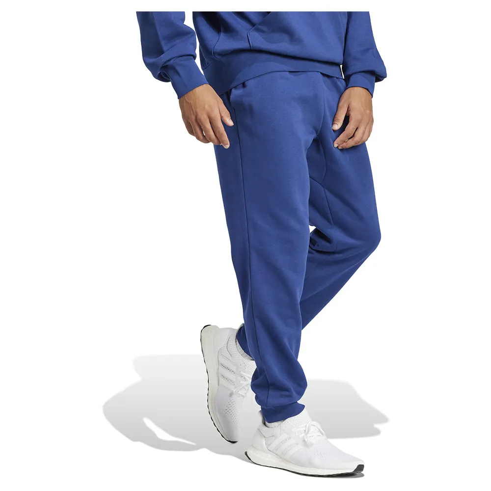 Джоггеры adidas Essentials Feelcozy Fleece, синий — фото 4