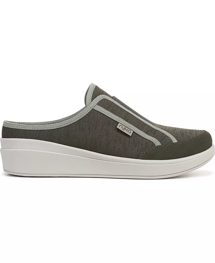 Женские моющиеся шлепанцы Lounge Slip On Mules Ryka, зеленый — фото 2