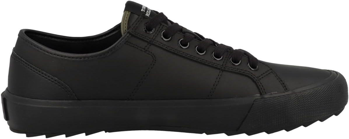 Мужские повседневные вулканизированные кроссовки Tommy Hilfiger, Black Triple Black — фото 3