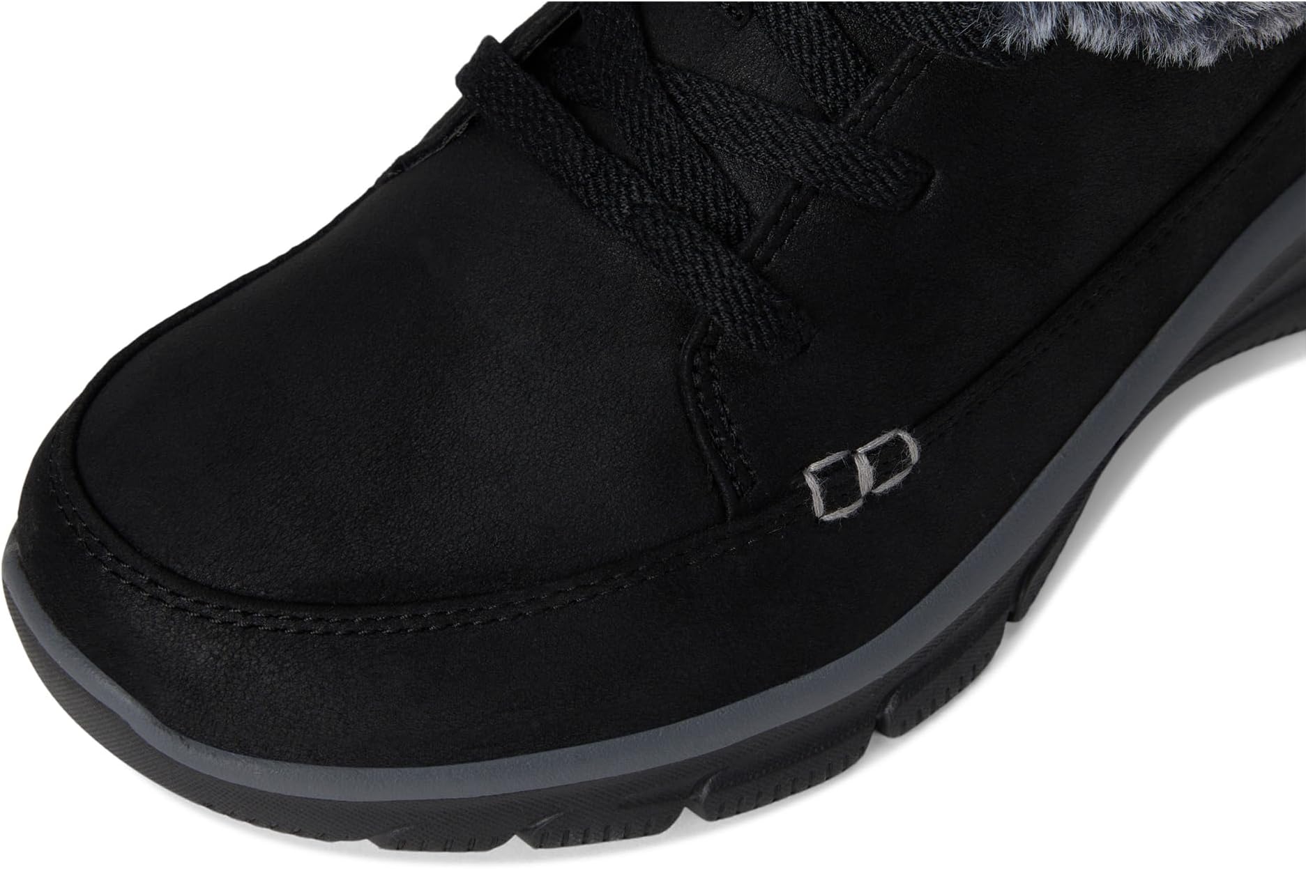Ботинки женские SKECHERS Easy Going из веганских материалов, черный — фото 2
