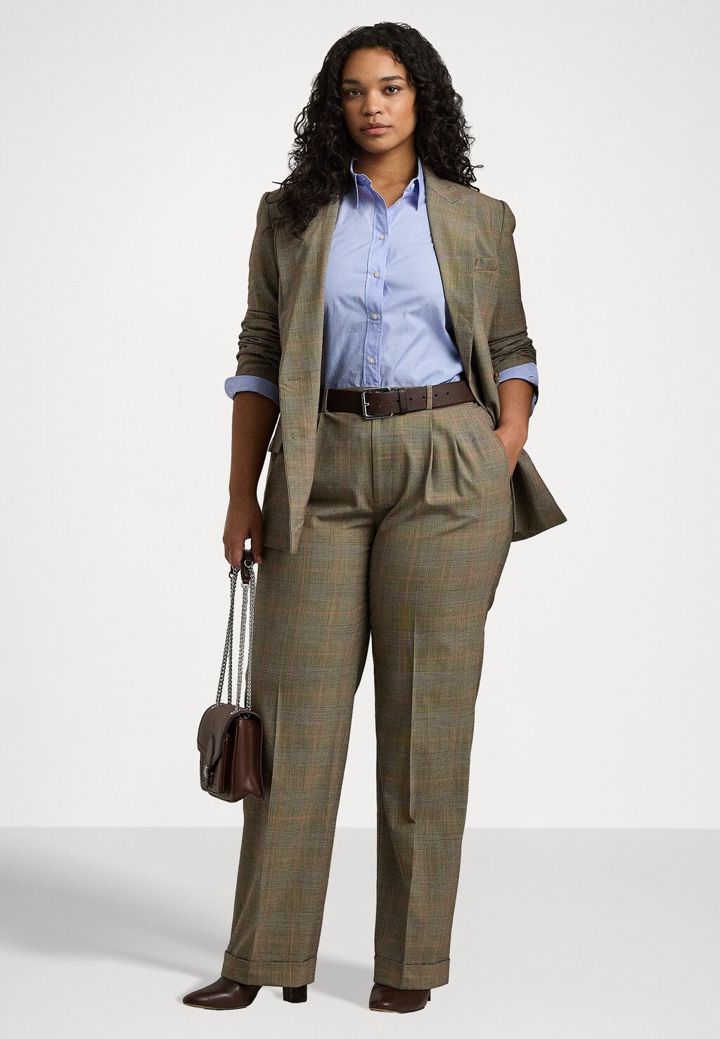 

Блузка на пуговицах CLASSIC FIT COTTON SHIRT Lauren Ralph Lauren Woman, синий