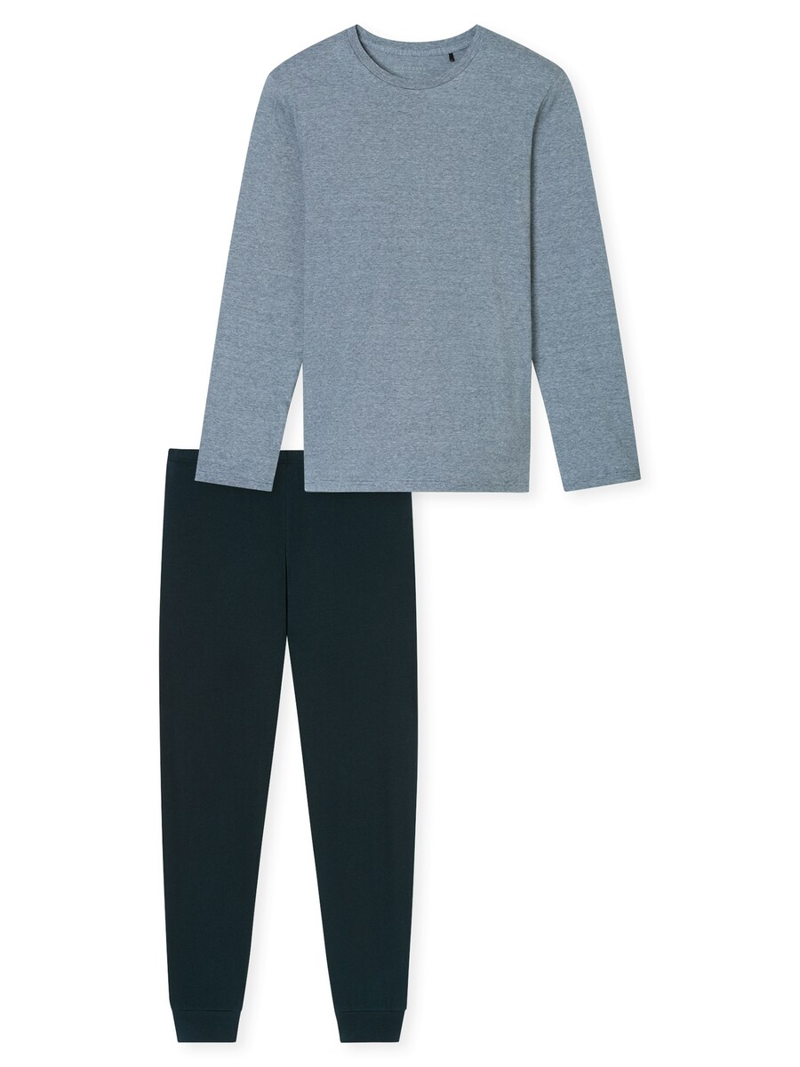 

Длинная пижама SCHIESSER Schlafanzug lang - Casual Essentials, ночной синий