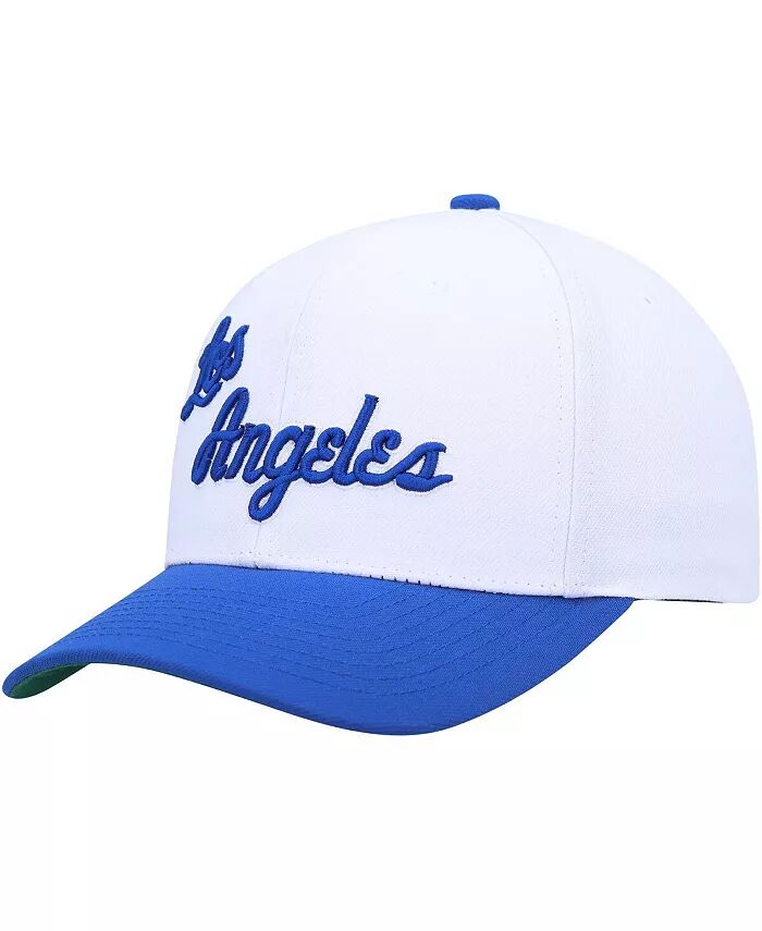 

Мужская белая, пудрово-голубая бейсболка Los Angeles Lakers Hardwood Classics Core 2-Tone 2.0 Pro Snapback Mitchell & Ness