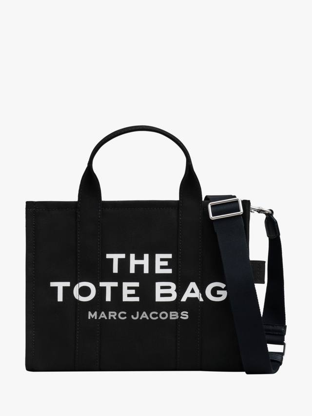 

Средняя хлопковая сумка-шоппер из парусины Marc Jacobs, Black