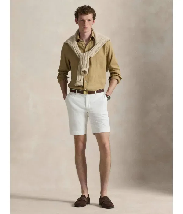 Шорты slim fit Polo Ralph Lauren, белый — фото 2