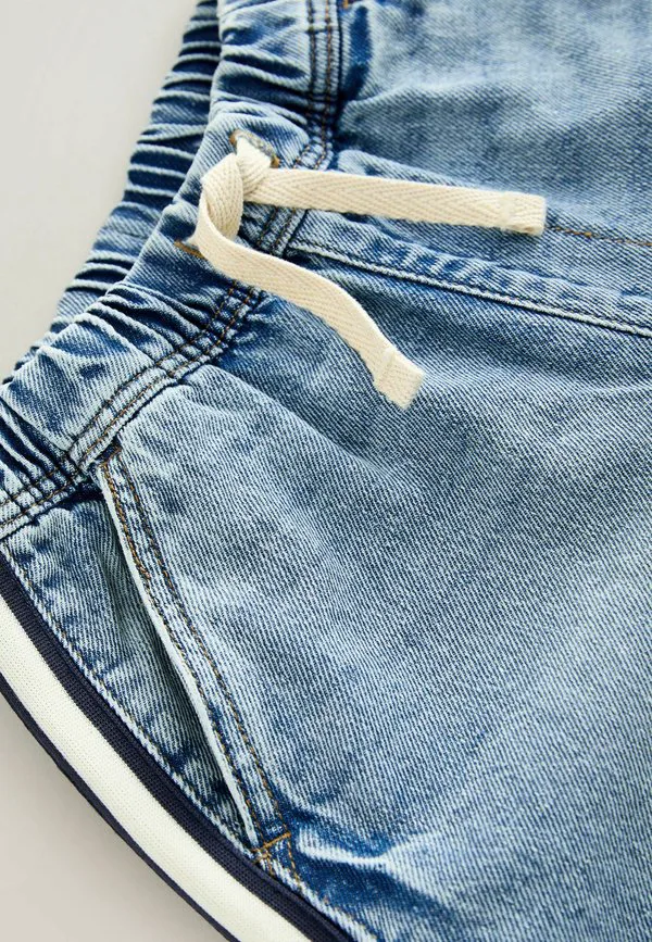 Джинсы свободного кроя с вышивкой по всей поверхности Next, Light Blue Side Stripe — фото 3