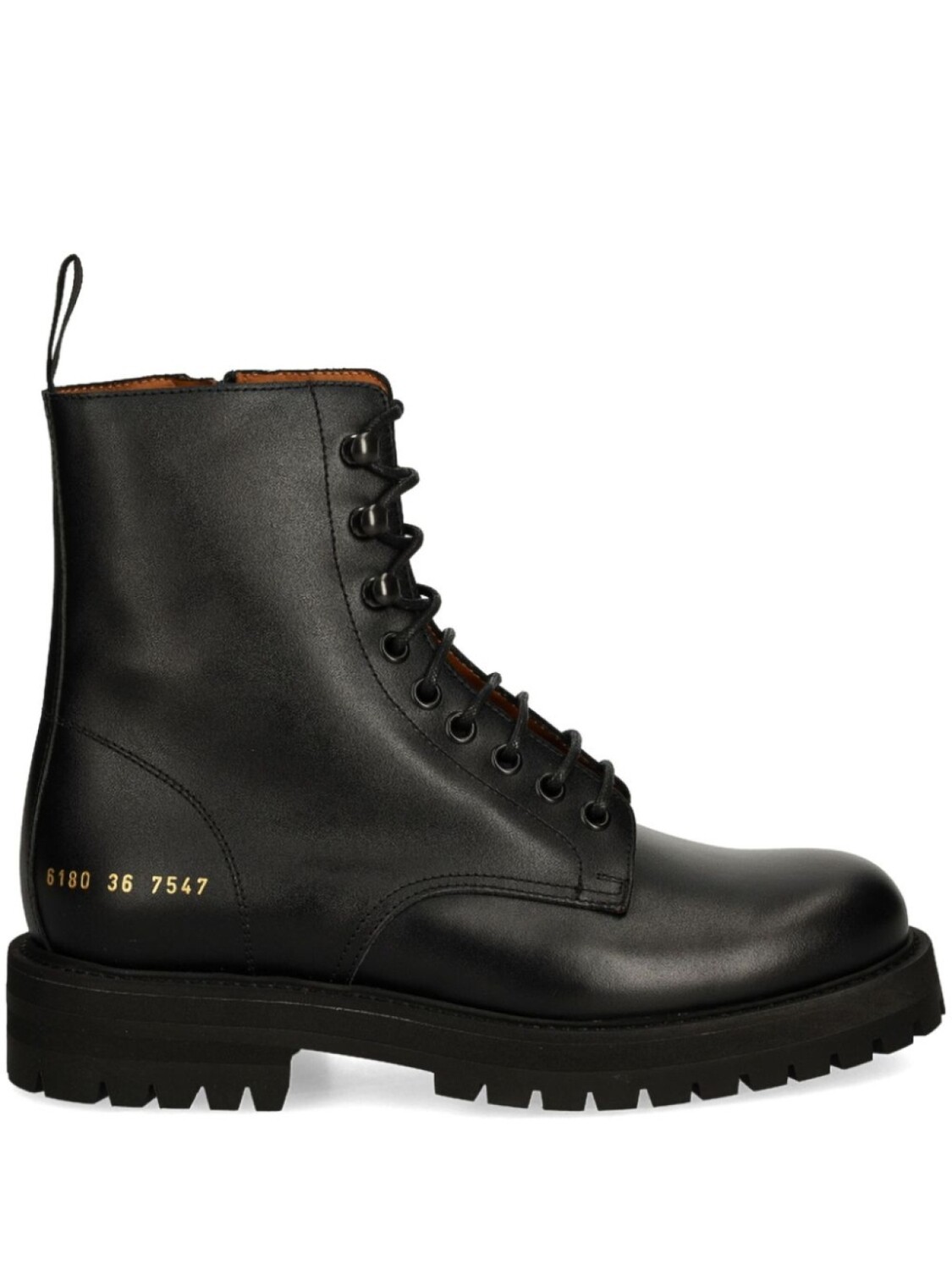 Кожаные сапоги Common Projects, черный