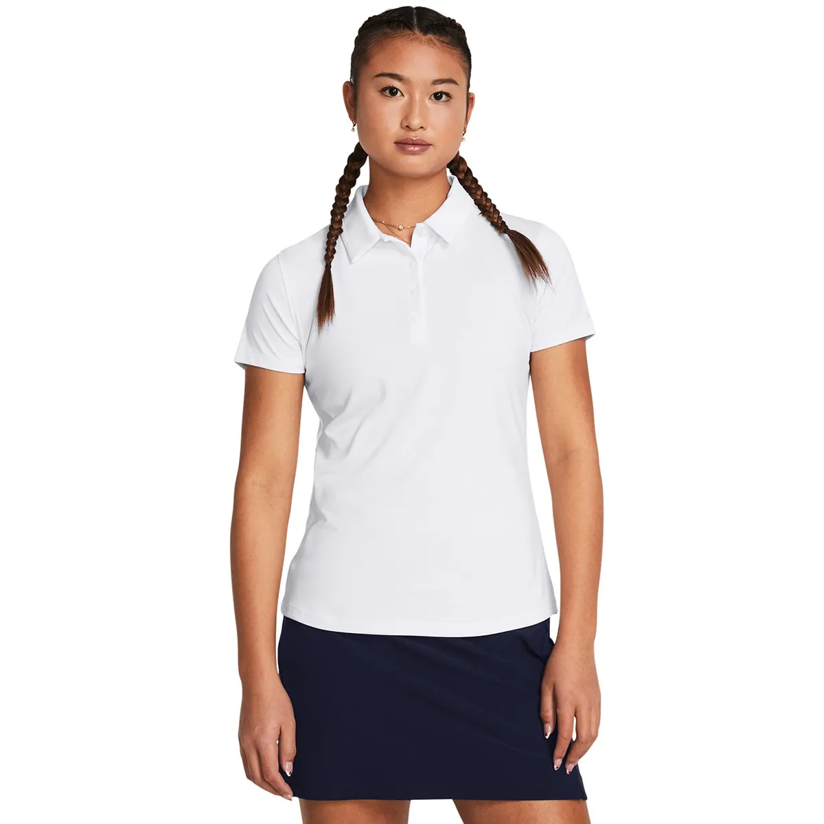 

Женская поло UA Playoff SS Polo Under Armour, белый