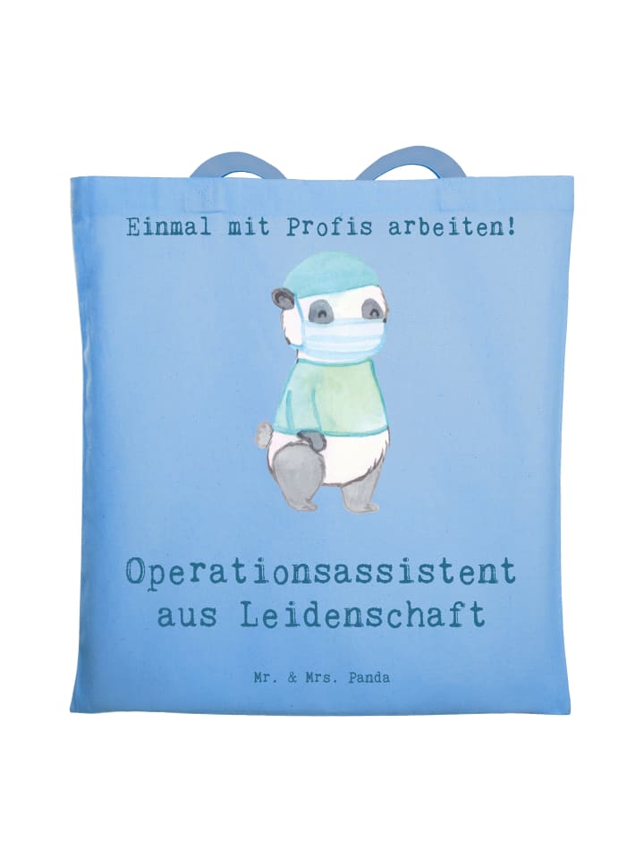

Сумка Mr. & Mrs. Panda Tragetasche Operationsassistent Leidenschaft mi..., небесно-синий