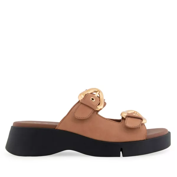 Женские сандалии Faith на платформе с квадратным каблуком Aerosoles, коричневый — фото 2
