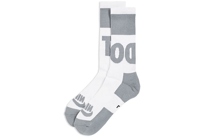 Носки Nike Logo Alphabet Jacquard Sports Socks 1 2 Pairs Gray SX5770-938, разноцветный — фото 2