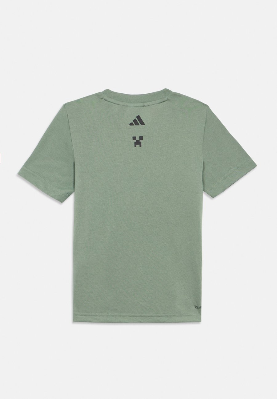Футболка Adidas Performance MINECRAFT TRAINING JUNIOR UNISEX, Green/Khaki — фото 2
