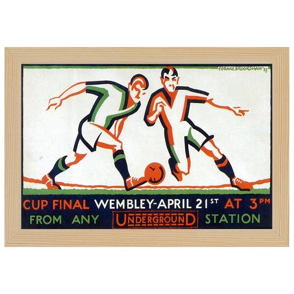 

Рамка для фотографий LegendArte Poster 1927 Cup Final цвет eiche