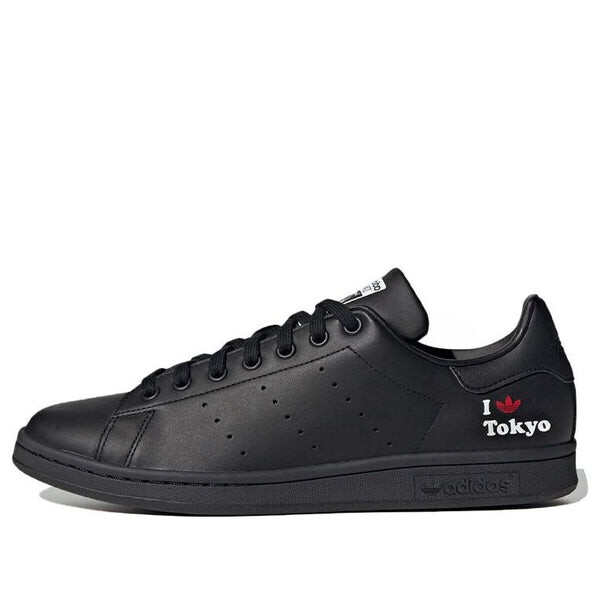 

Кроссовки adidas originals Stan Smith 'Black White Red', черный