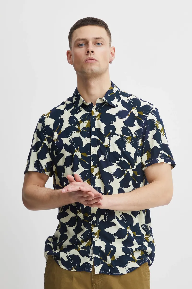 

Рубашка с короткими рукавами из смеси "BLEND BHShirt", кремовый