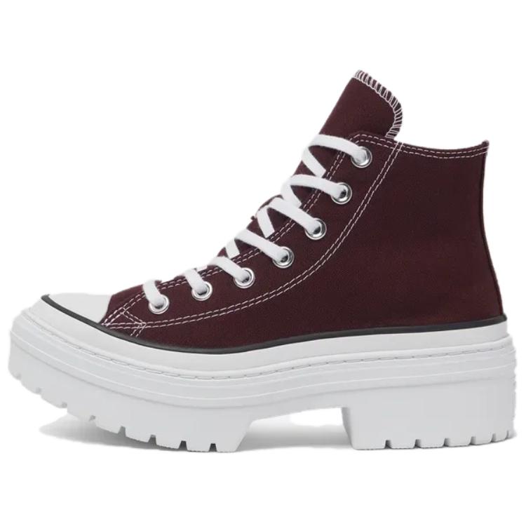 Женские Converse Chuck Taylor All Star Lugged Heel Platform High 'Bloodstone', Темно-красный/Белый