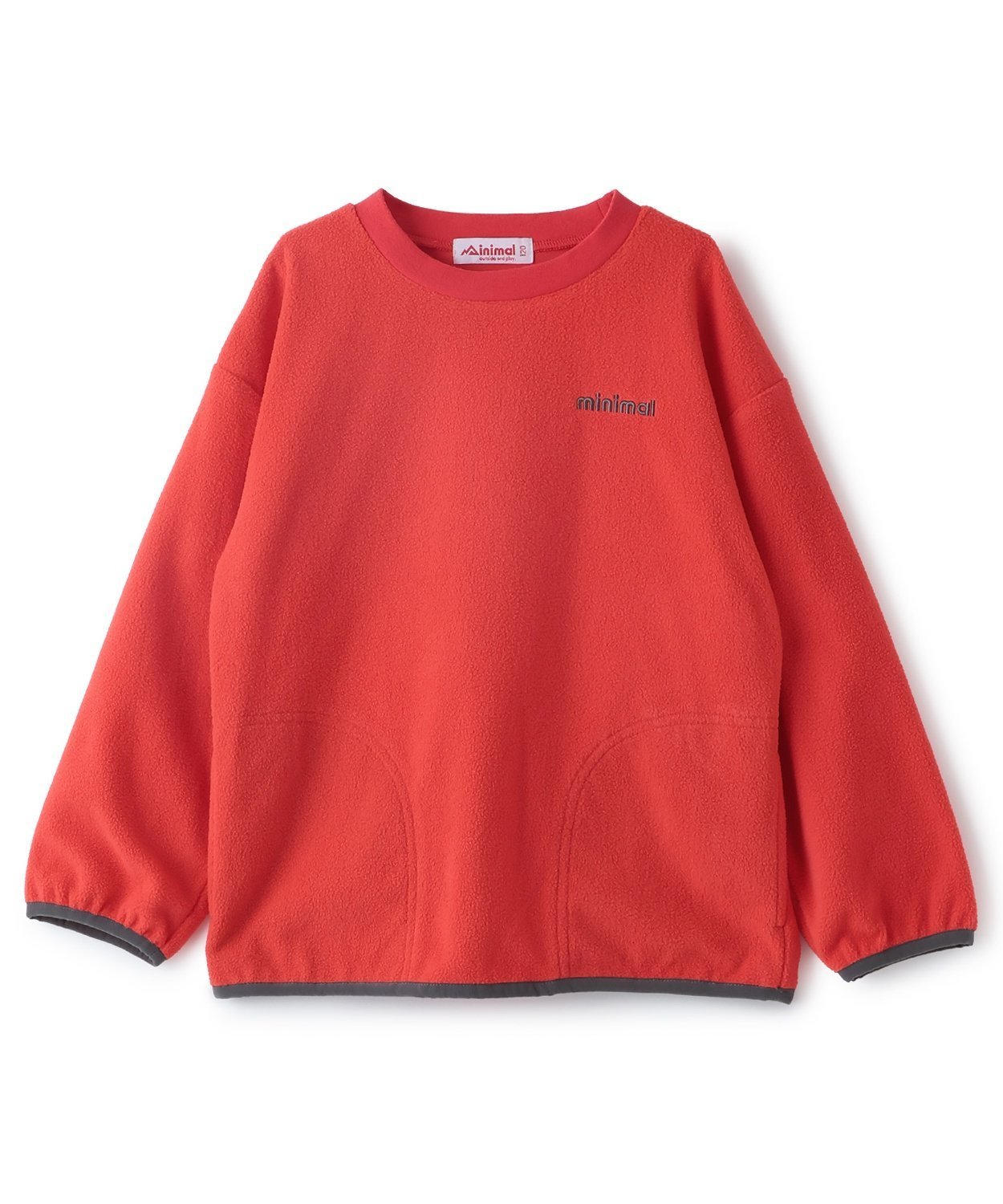 Флисовый пуловер MINIMAL, Dark Orange