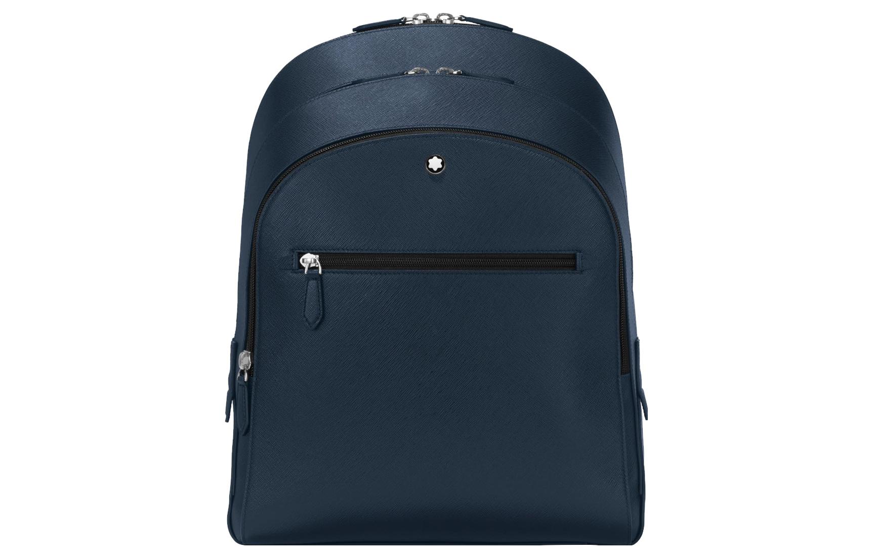 

MONTBLANC Средний рюкзак из телячьей кожи унисекс чернильно-синий
