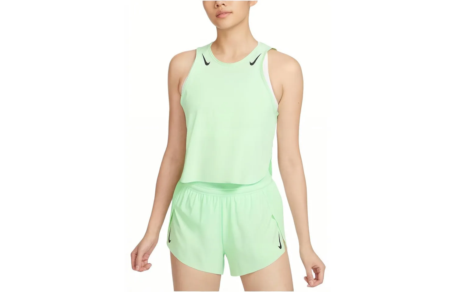 Nike Топ-майка женская Vapor Green/Black