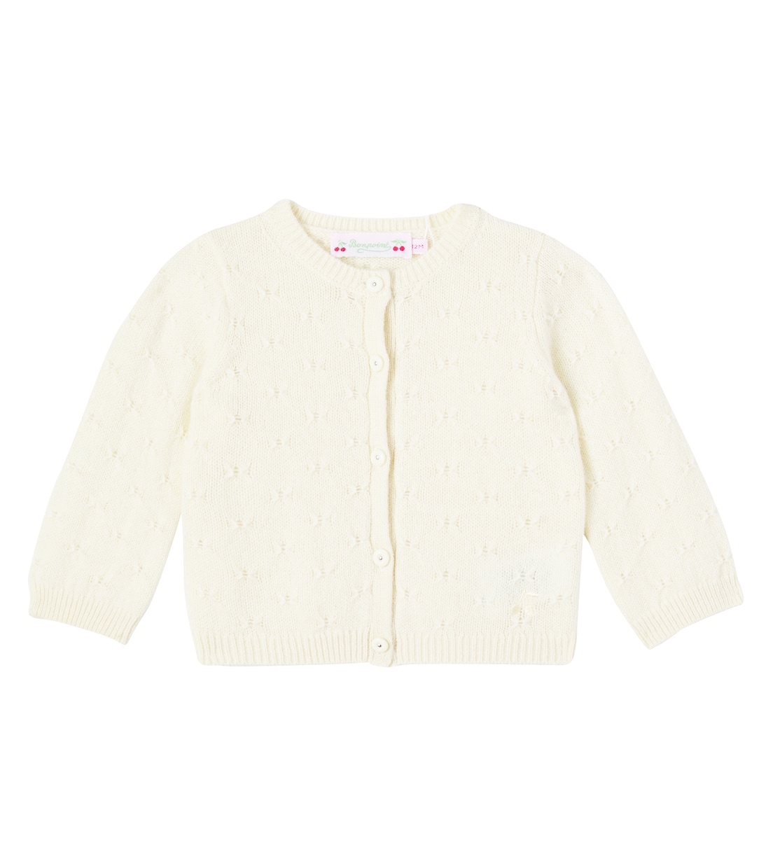 

Кардиган из шерсти и альпаки Baby Tibile Bonpoint, Jaune Clair