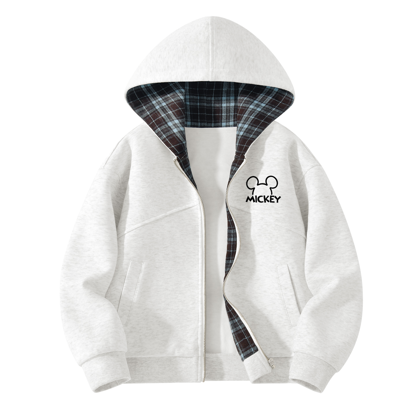 

Детский топ с круглым вырезом Moderate Disney, di h line k белый heather серый