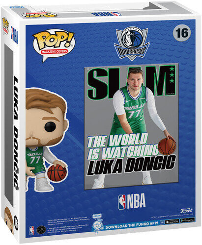 Funko POP! Обложки журналов, коллекционная фигурка, NBA Slam, Лука Дончич, 16 лет — фото 3