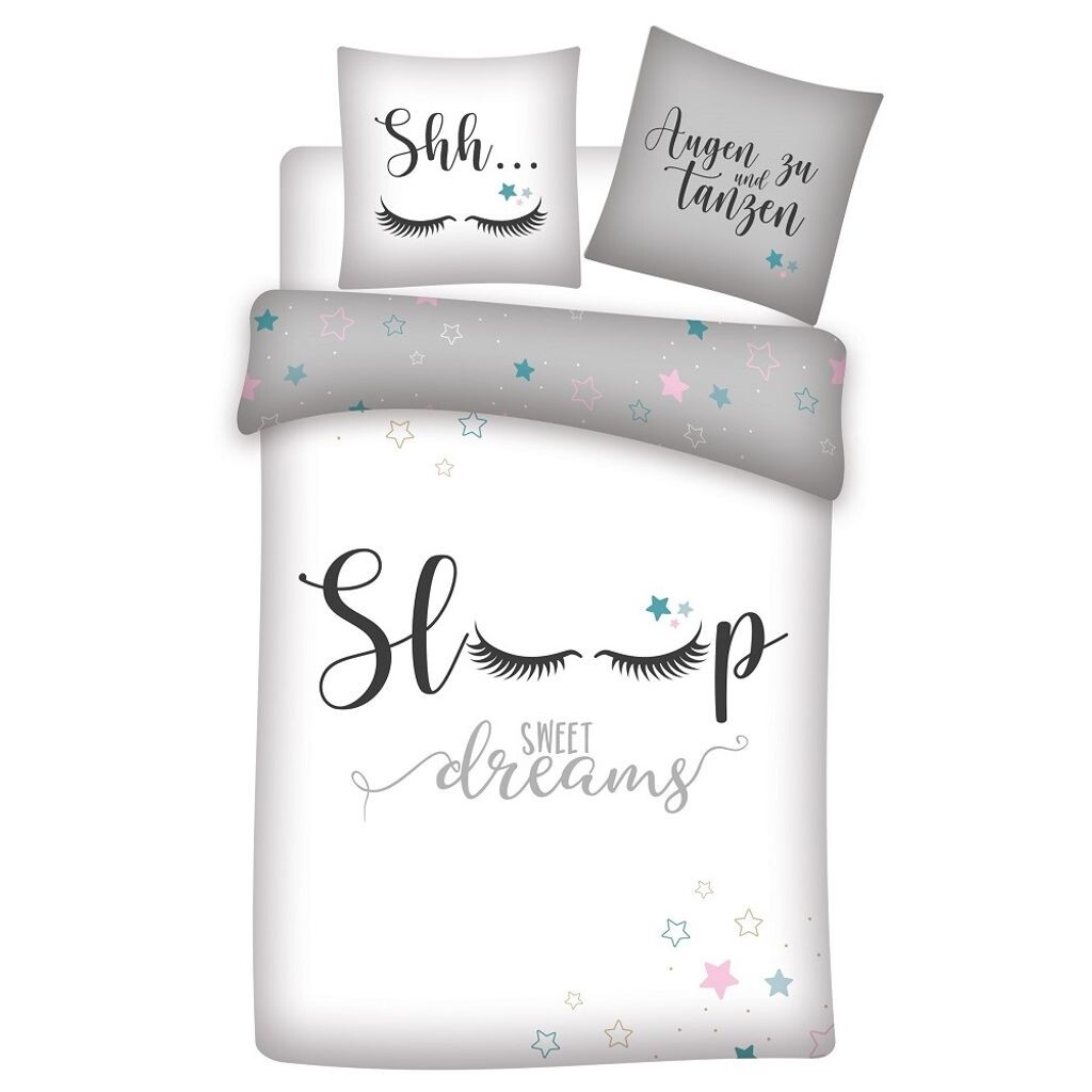 

Постельное белье Sweet Dreams 135x200 | 100% хлопок | Постельное белье для девочек Sleep Lashes Eyelash Stars (серое) Aymax, Серый, Постельное белье Sweet Dreams 135x200 | 100% хлопок | Постельное белье для девочек Sleep Lashes Eyelash Stars (серое) Aymax