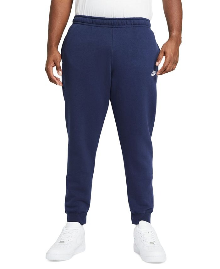 

Мужская спортивная одежда Club Флисовые джоггеры Nike, цвет Navy