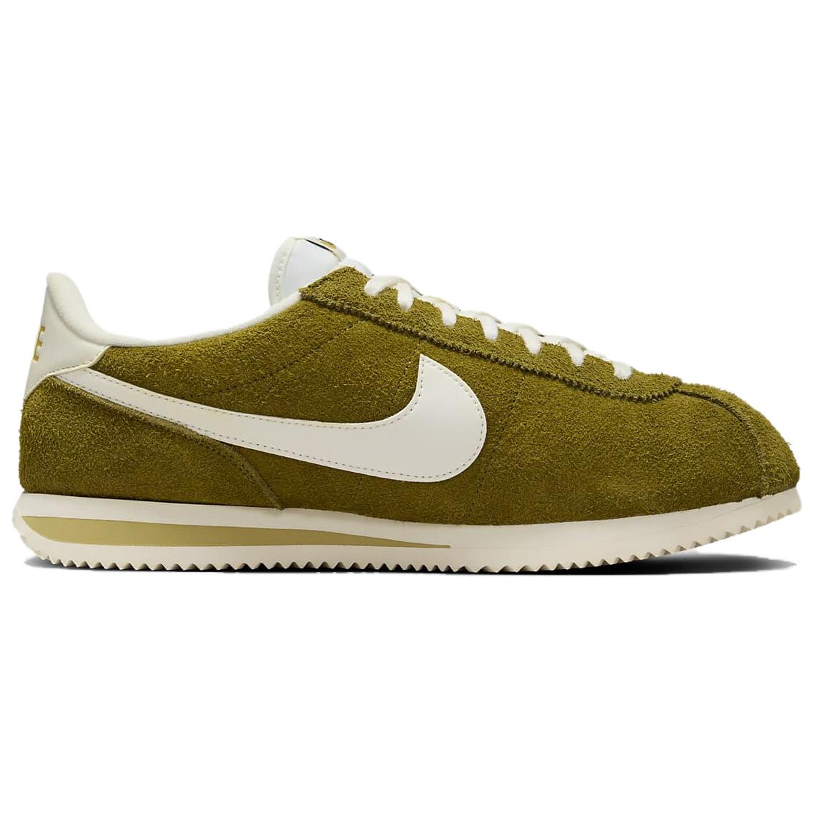Кроссовки Nike Cortez Se Suede Pacific Moss Infinite Gold Muslin Sail Зеленый/Белый — фото 2