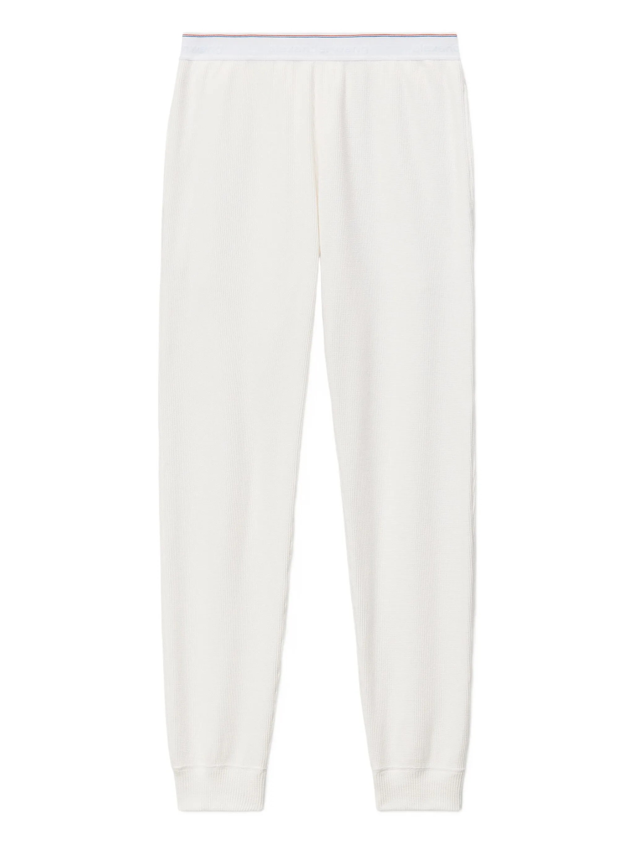 

Спортивные брюки Waffle с эластичным поясом Alexander Wang, белый