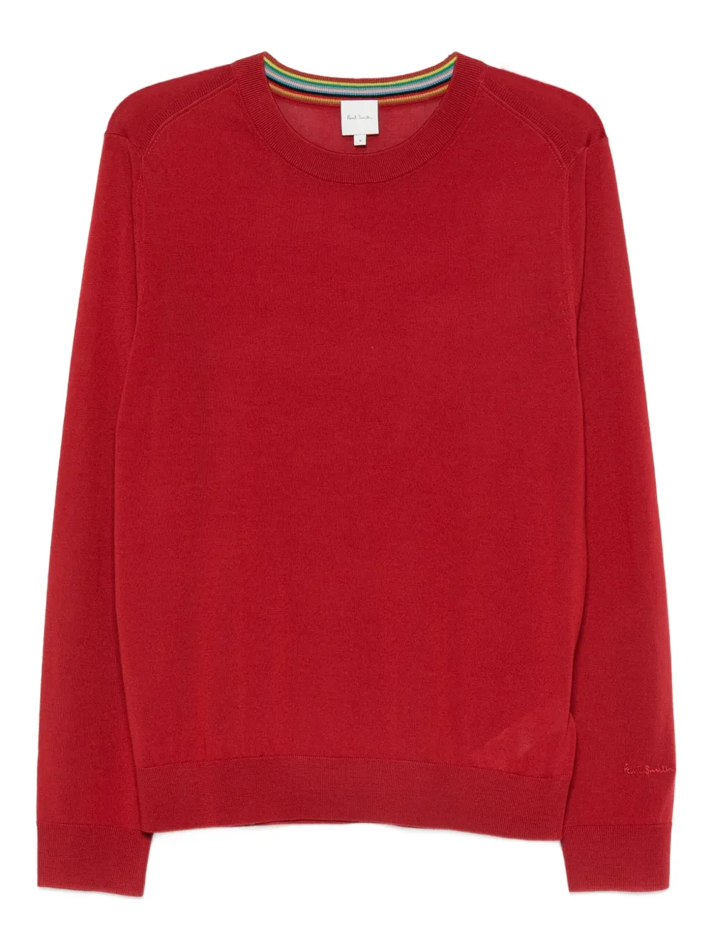 

Свитер с круглым вырезом Paul Smith, красный