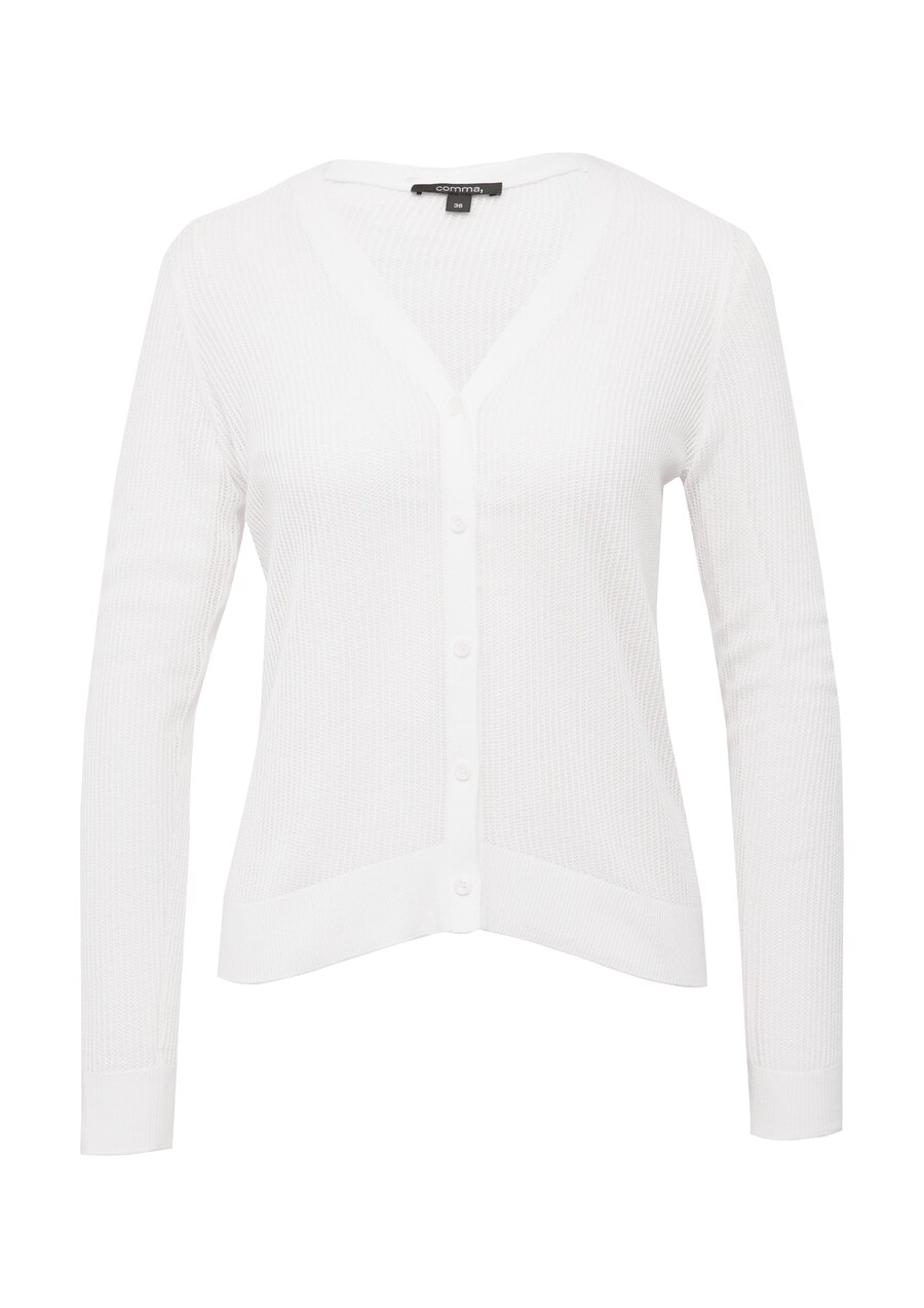 

Вязаный кардиган COMMA, White