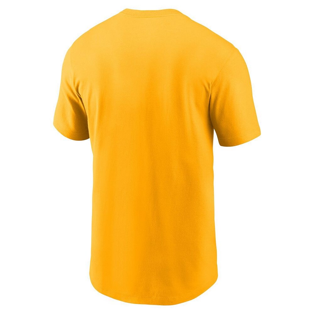 Мужская футболка Nike Gold West Virginia Mountaineers Local Ultimate Chant, цвет Wvu Gold — фото 4