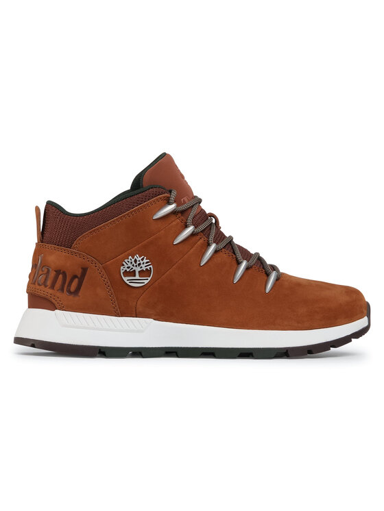 Мужские ботинки Timberland Sprint Trekker кожаные на шнуровке, коричневый — фото 2