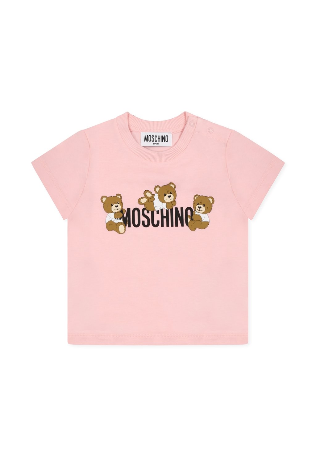 

Футболка с принтом MOSCHINO, фуксия