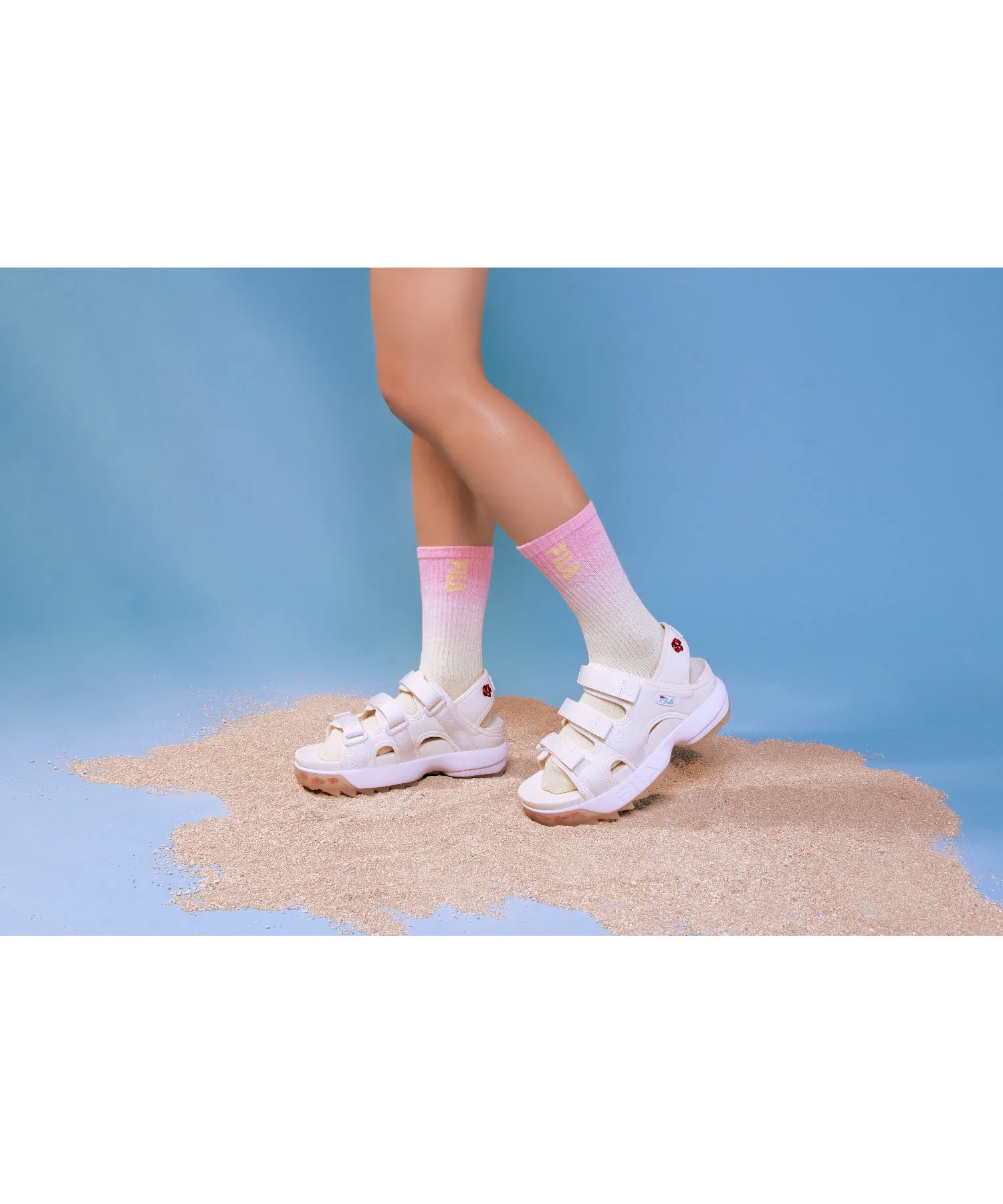 Мужские и женские сандалии FILA DISRUPTOR SD PUFFY U-CITY — фото 3