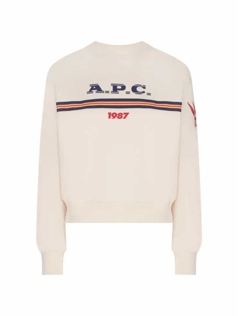 

Хлопковый свитшот Maxine A.P.C., бежевый