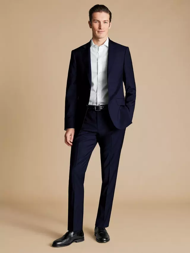 

Куртка Charles Tyrwhitt Slim Fit Wool Suit, цвет dark navy
