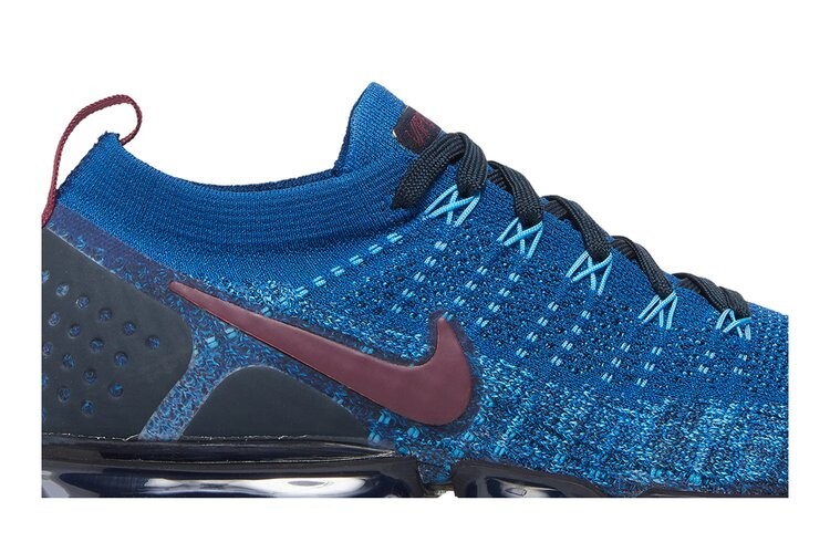 Кроссовки Nike Air VaporMax Flyknit 2 'Gym Blue', синий — фото 2