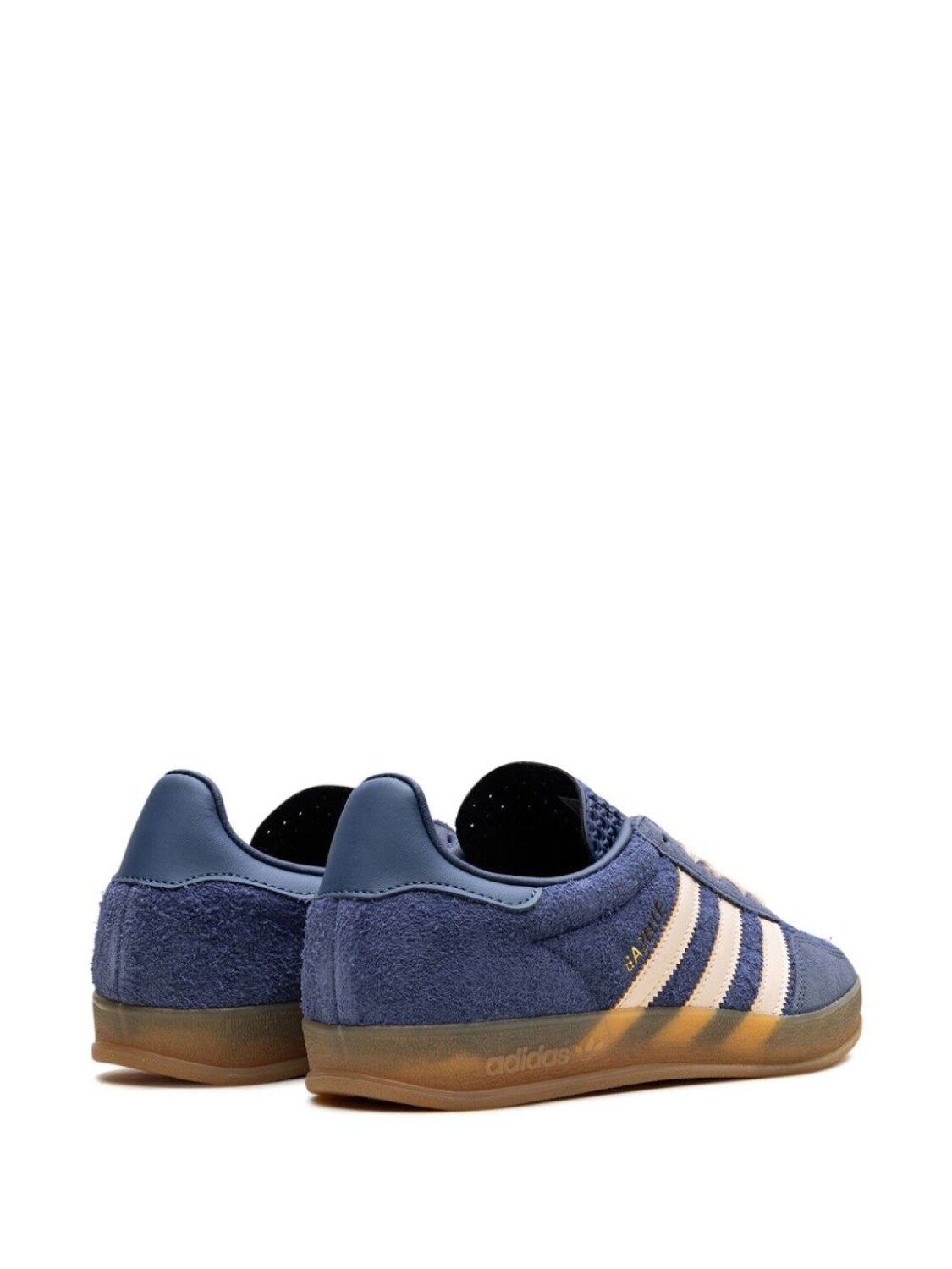 Кроссовки Adidas Gazelle Indoor "Dark Blue Suede", синий — фото 3